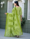 Green Colour Cotton Blend With Print Kurti With Pant Dupatta Wholesale Price In Surat Aaradhna 2029